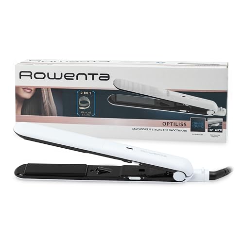 Rowenta Optiliss SF3210 Plancha de pelo con revestimiento cerámic...