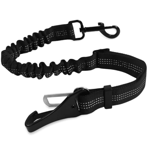 Redamancy Ceinture Sécurité Chien pour Voiture - Laisse avec Système D'Absorption D'Énergie, Nylon Élastique...