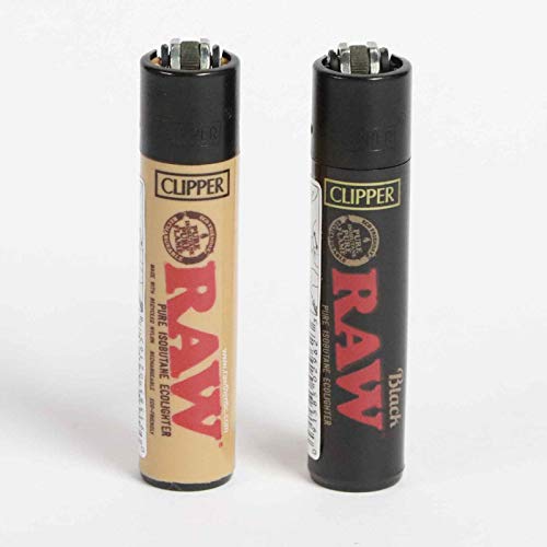 Clipper 2 X USA Imported Lighters Raw-Authentic- Black and Brown by iHATS LONDON UK Collection