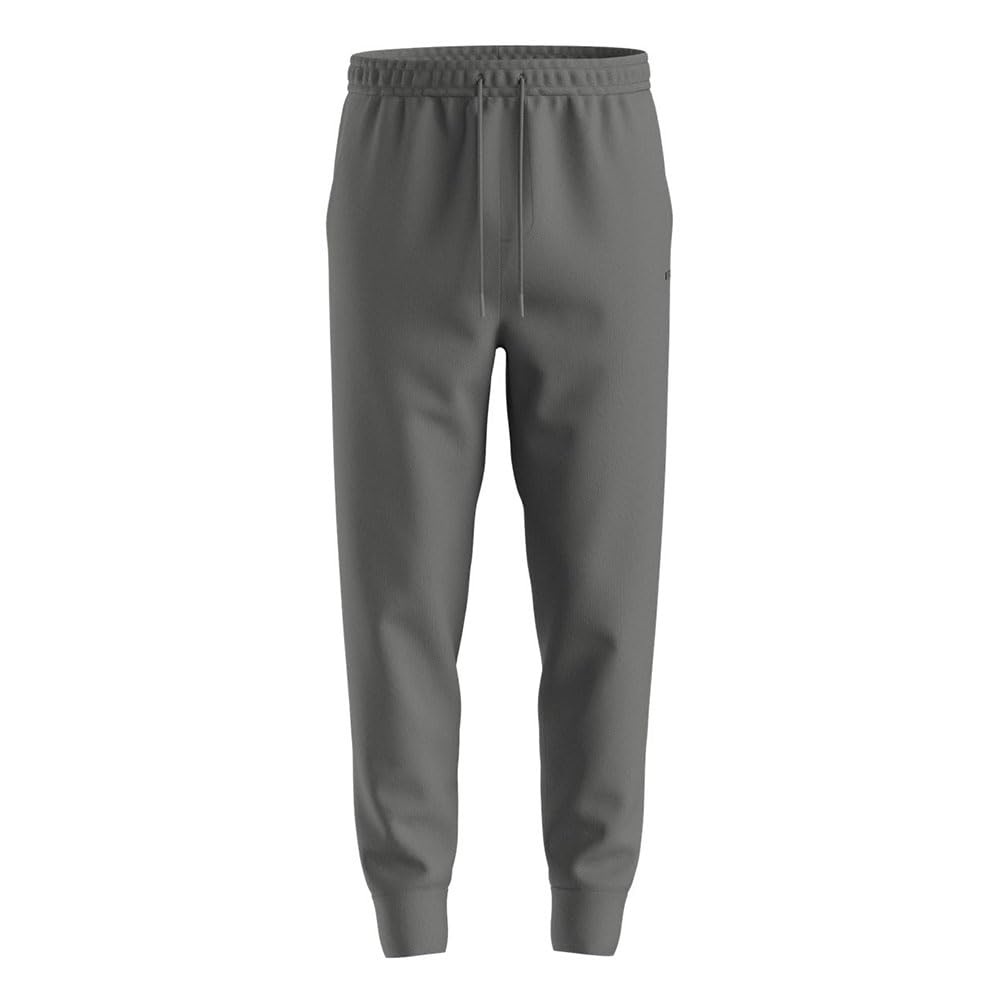 BOSS Mens Closed Hem Fleece Jogging Bottoms Dark Grey M