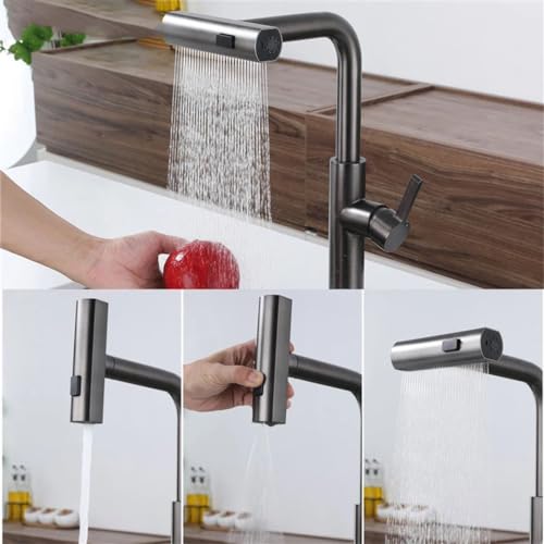 Installation facile pour ce robinet de cuisine en nickel brossé à débit d'eau élevé - 2