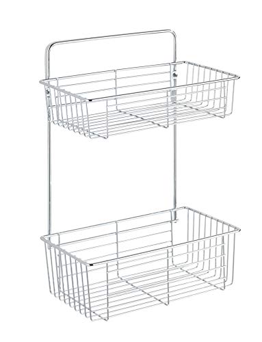 Preisvergleich Produktbild WENKO Exclusiv Wandregal Catania Chrom 2 Ablagen Chrom