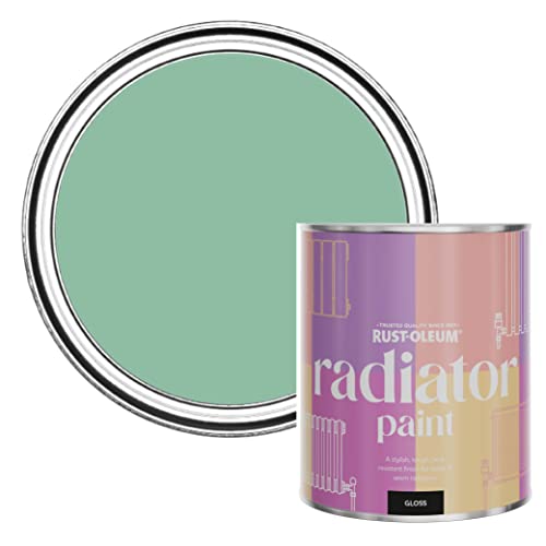 Rust-Oleum Green Heat Resistant Radiator Paint in Gloss Finish - Wanderlust 750ml