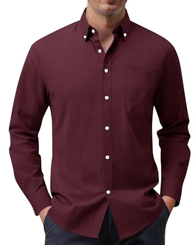 siliteelon Herren Hemd 100{e06a1a409096c39bcb8b16d4d32a3c9c538855afc182b61481e945c49af9e134} Baumwolle Oxford Hemden Langarm Bügelfrei Freizeit Regular Fit Business Faltenfrei Formales Anzug Hemden mit Tasche,XL siliteelon Herren Hemd 100{e06a1a409096c39bcb8b16d4d32a3c9c538855afc182b61481e945c49af9e134} Baumwolle Oxford Hemden Langarm Bügelfrei Freizeit Regular Fit Business Faltenfrei Formales Anzug Hemden mit Tasche,XL