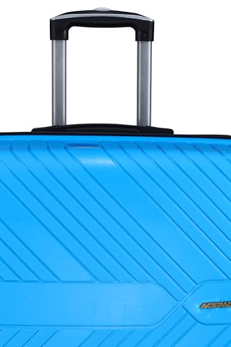 Image of ACEPACK Dawn Small Size Lightweight Luggage - Recyclable Polypropylene, Anti-Theft Double Safety Zipper, Built-in Number Lock, 3-Year Warranty (20,Aquarius Teal)