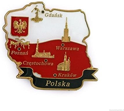 Metal Magnet - Poland Map