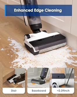 Tineco S5 Combo Cordless Wet & Dry Vacuum Cleaner, Converts to Handvac, Lightweight & Self-Propelled, Hands-Free Self-Cleaning, iLoop Smart Sensor, Tough Stain Removal, Auto Floor Washer