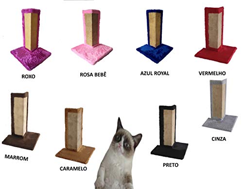 Arranhador Gatos De Canto Protege Móveis Sofás Marrom
