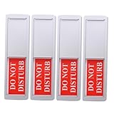 Panneau « ne déranger » - le panneau de porte est fabriqué en aluminium robuste et en caoutchouc magnétique, qui sont et, panneau magnétique de poignée de porte d'hôtel