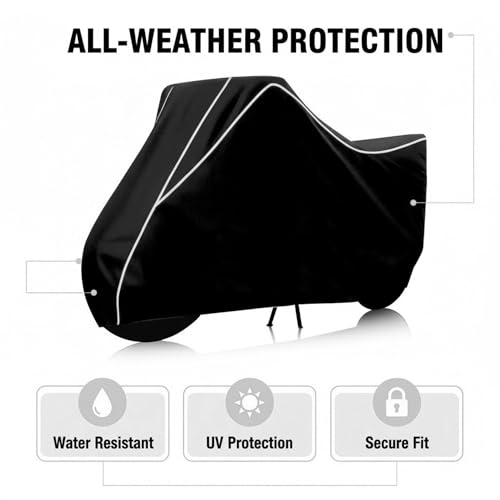 Image of Stylish Water Resistant Scooty Body Cover Compatible with Ola S1 Air & All Models | UV Protection, Dustproof, Heat Resistant, Two Wheeler | New All Weather Protection, Dust & Rain