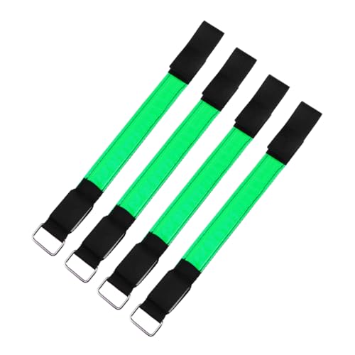 Abaodam 4Pcs LED Reflective Armband Glowing Wristbands for Night Activities High Visibility Safety Lights for Running Jogging Dog Walking Outdoor