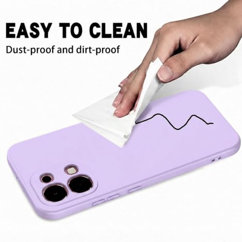 Image of Back Cover Compatible With Vivo T5x 5G /Y51 Pro 5G /iQOO Z11x 5G | Full Camera Protection | Premium Liquid Silicon Case | Flexible Bumper Case for Vivo T5x 5G / Y51 Pro 5G / iQOO Z11x 5G(Purple)