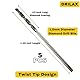 Drilax 1.5mm Diamantbohrer 2mm Diamantbohrer Set 10 Stück Schmuck Strand Meer Glas Muscheln Edelsteine 10 Stück 1,5mm und 2 mm 5 ea. Twist Bits Kit Pack