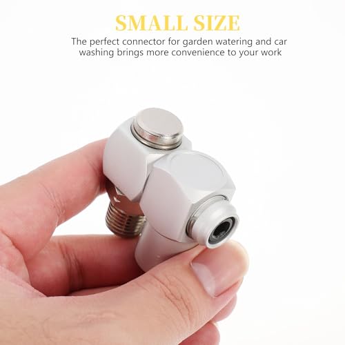 Conector giratorio neumático metálico resistente de 360° para equipos textiles 7
