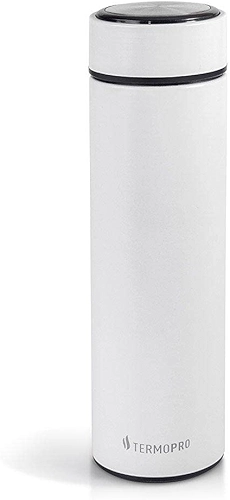 Squeeze Térmico Branco Inox 500 Ml Termopro