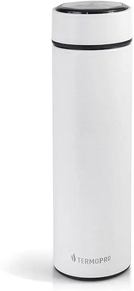 Squeeze Térmico Branco Inox 500 Ml Termopro