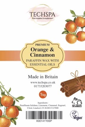 Cera di paraffina arancia e cannella (1 kilogram