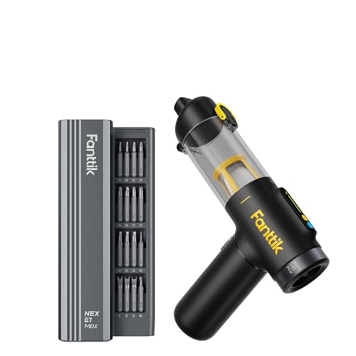 Fanttik E1 Max 3.7V Mini Electric Screwdriver & Fanttik Slim V10 Mix Cordless Car Vacuum