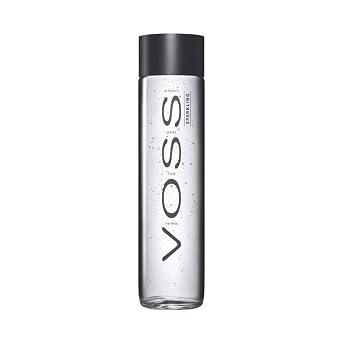 Voss, Water Sparkling Glass, 12.7 Fl Oz, 24 Pack