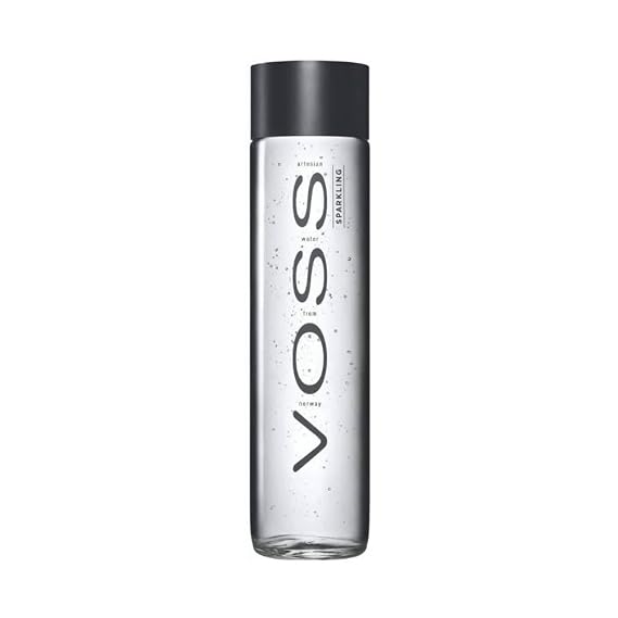 Voss, Water Sparkling Glass, 12.7 Fl Oz, 24 Pack
