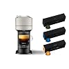 Nespresso Vertuo Next Coffee Espresso Machine NEW by Breville Light Grey Coffee Maker and Espresso Machine Nespresso Capsules VertuoLine Medium and Dark Roast Coffee 30 Count Coffee Pods