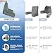 Kayfia Reading Pillow, 10 in 1 Back Pillow for Bed Sitting up with Detachable Arms Rest, Back Rest with Gel Memory Foam, Reading/Gaming/Working in Bed or Couch 19