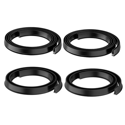 4 Pack Storm Door Sweep Replacement for Larson & Pella, Rubber Weather Stripping Door Bottom Seal, Y Shape T Shape Door Sweep for Storm Door