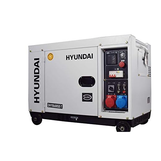 HYUNDAI HY-DHY8600SE-T Generador Diésel Insonorizado Full Power