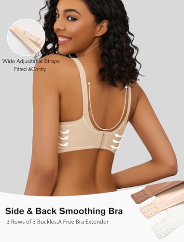 Avidlove Wireless Bras for Women Comfy Seamless Bra No Underwire Bras Full Coverage Bralettes Soft Comfortable Everyday Bra3