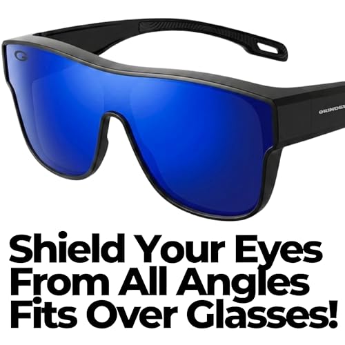 Image of Cover-Ups Black Fit Over Sunglasses - Wrap Around Sunglasses - People Who Wear Prescription Glasses in the Sun