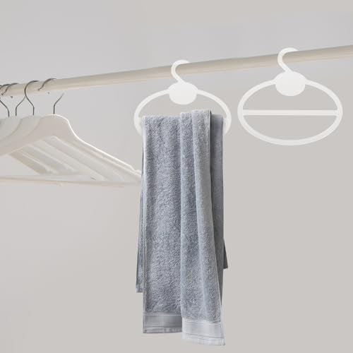 iplusmile Schalhalter Rund 13.7X13.7 Zoll - Platzsparender Kleiderbügel Für Schals Krawatten Gürtel Und Accessoires Zur Ordentlichen Aufbewahrung Im Schrank