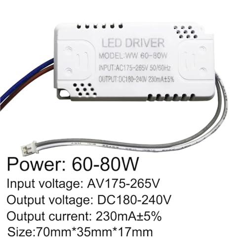 Driver LED 60-80W transformateur de courant constant 230mA pour éclairage de plafond - 6