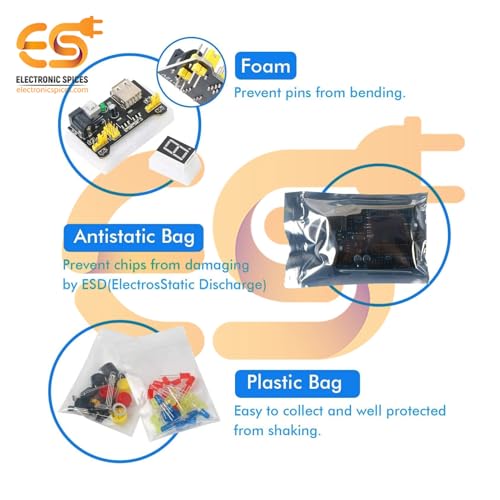 Image of Electronic Spices DIY Super Scratch Starter Kit with LED's & Resistors(129 Item)