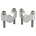 Xitomer 7/8'' Motorcycle ATV Dirt Bike HandleBar Risers Without Clamps, Fit For Grom MSX125 / CRF250L, Z125, DRZ400 / V-Strom, FZ16 TT-R230 (20mm(25/32''),silver)