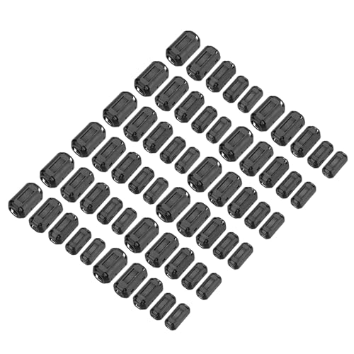 Elimina interferencias de audio con clips de ferrita de 5 tamanos