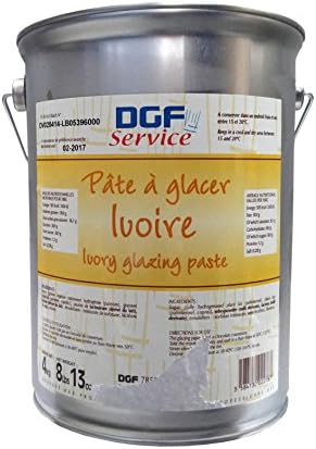 Pate A Glacer Ivoire, White Chocolate Glazing Paste - 8.8 Lb Pail