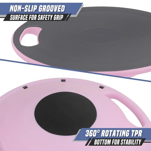 Wobble Balance Board with 15.5" No-Skid Surface for Core Trainer Physical Therapy, Home Office Exercise Balance Board for Woman & Man - Image 5