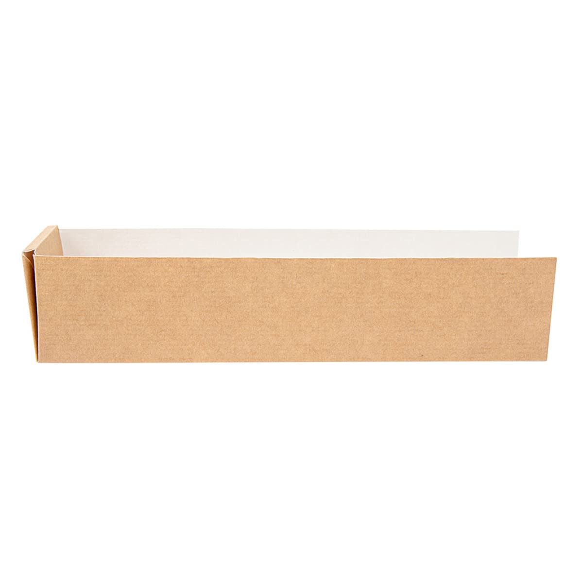 García de Pou - 200 unidades Palas Hot Dog 'Thepack' 220 G/M2 4,7X18,2X4 Cm Natural Cartón Ondulado Nano-Micro