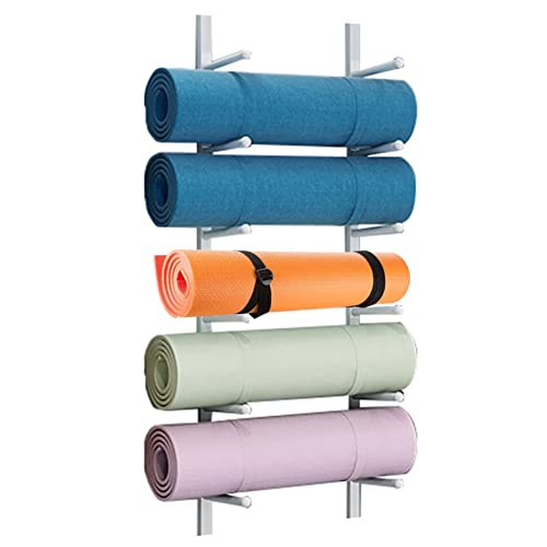 Support en métal pour tapis de yoga et rangement studio de fitness