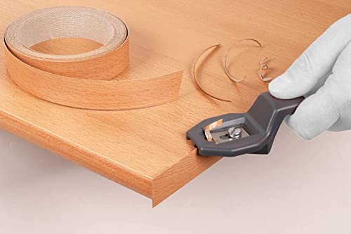 bricoleva.it Rolle für Holz, erhältlich in mehreren Farben, aus ABS, für Möbel, 50 Meter, Dicke 1 mm, Kanten nicht geklebt, schwarz, Höhe 22 mm