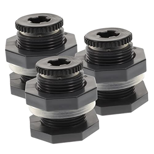 Mobestech 1set Water Tank Connector Seal Gasket Fitting for Aquariums Rain and Sinks Easy Installation for Household and Industrial Use