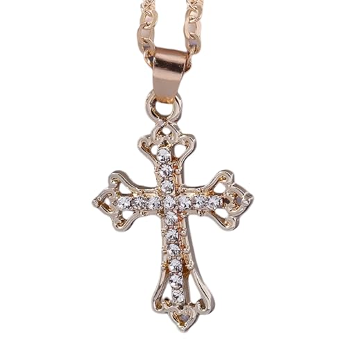 Collier crucifix pour femmes un bijou de Jésus étincelant pour porter sa foi au cœur