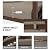 Aluminum Patio Furniture Set with Oversized Fire Pit Table, 7-Piece All-Weather Outdoor Conversation Set with Swivel Rocking Chairs, Oversized Modern Sofa for Backyard, Deck, Balcony-Brown