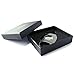 Cigar Cutter - Gun Color Chrome Finish - Self Sharpening Blades - Stainless Steel Guillotine Style - Includes Sturdy Protective Box - Suitable for Travel - Smoking Accessories - Gifts for Dad