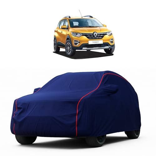 Image of Heavy-Duty Car Cover for Compatible with Renault Triber (2019 to 2025 All Models) Deluxe Car Protection Cover - Waterproof & UV-Resistant All-Season Exterior Protection