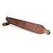 TOURBON Vintage Leather Rifle Sling with or Without Swivels Hunting Gun Strap for Shotgun with Thumb Loop (Sling with Type1 Swivels)