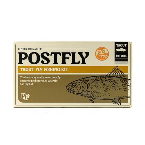 Image of Postfly Trout Fly Fishing Kit, Premium Flies for Rainbow Trout, Brown Trout and Brook Trout