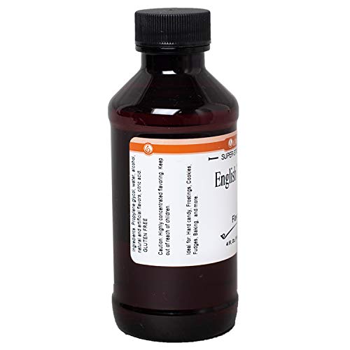 Lorann English Toffee Ss Flavor, 4 Ounce Bottle - Includes A Threaded Glass Dropper #TOP2