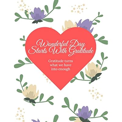 Wonderful Day Starts With Gratitude / Gratitude Journal For Kids