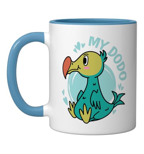 My Dodo Bird from Mauritius Ceramic Mug, Blue/White, 11oz